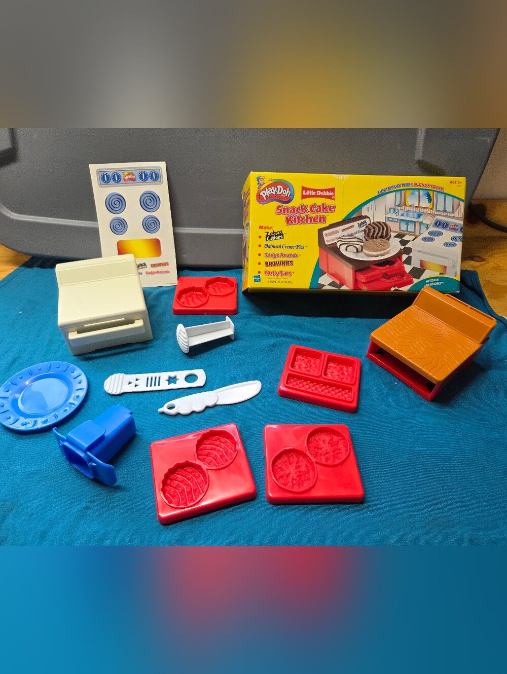 Vintage 2002 Little Debbie Playdoh Play Doh Playset With Box HTF Rare